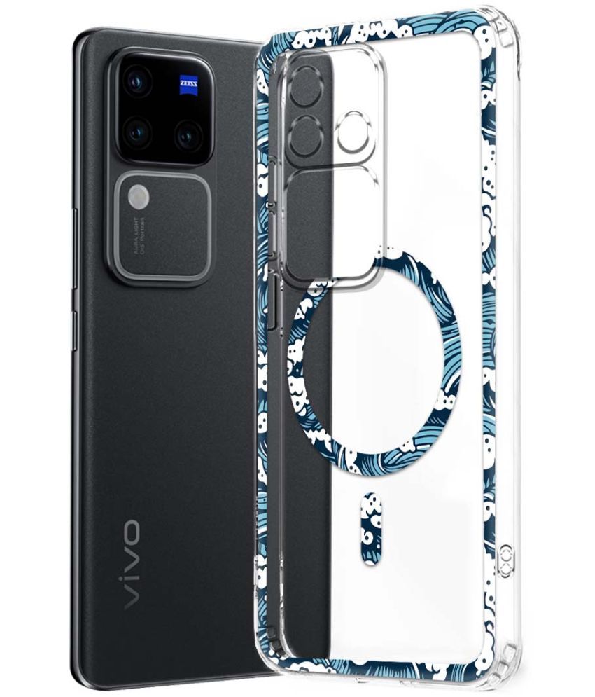     			Fashionury Multicolor Printed Back Cover Silicon Compatible For Vivo V30 Pro 5G ( Pack of 1 )