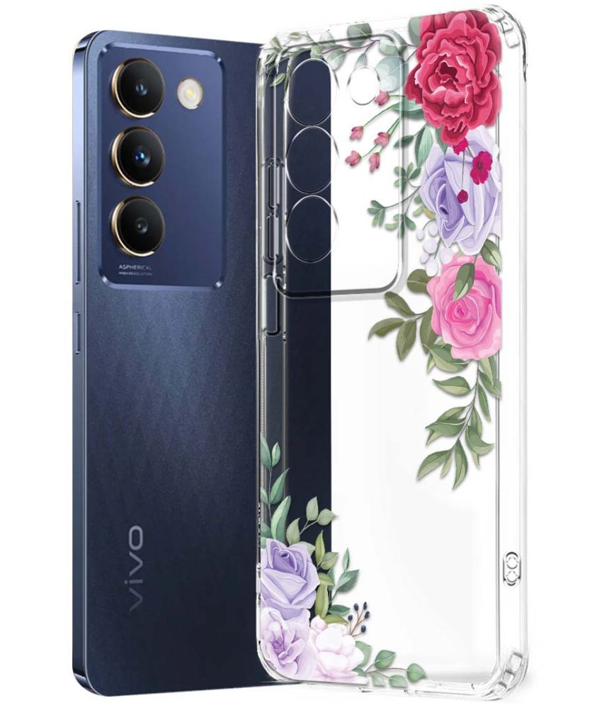     			Fashionury Multicolor Printed Back Cover Silicon Compatible For Vivo Y200e 5G ( Pack of 1 )