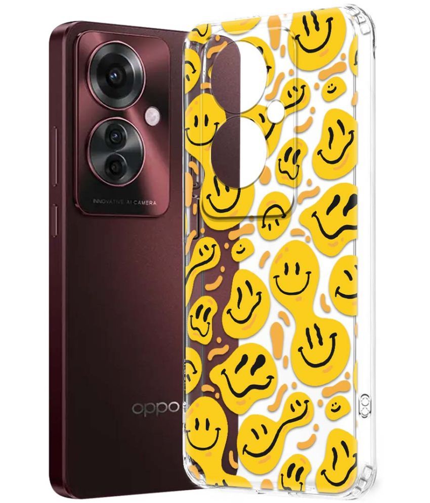     			Fashionury Multicolor Printed Back Cover Silicon Compatible For Oppo F25 Pro 5G ( Pack of 1 )