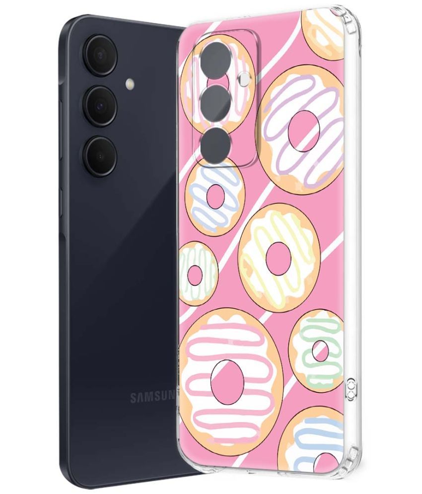     			Fashionury Multicolor Printed Back Cover Silicon Compatible For Samsung Galaxy A35 5G ( Pack of 1 )