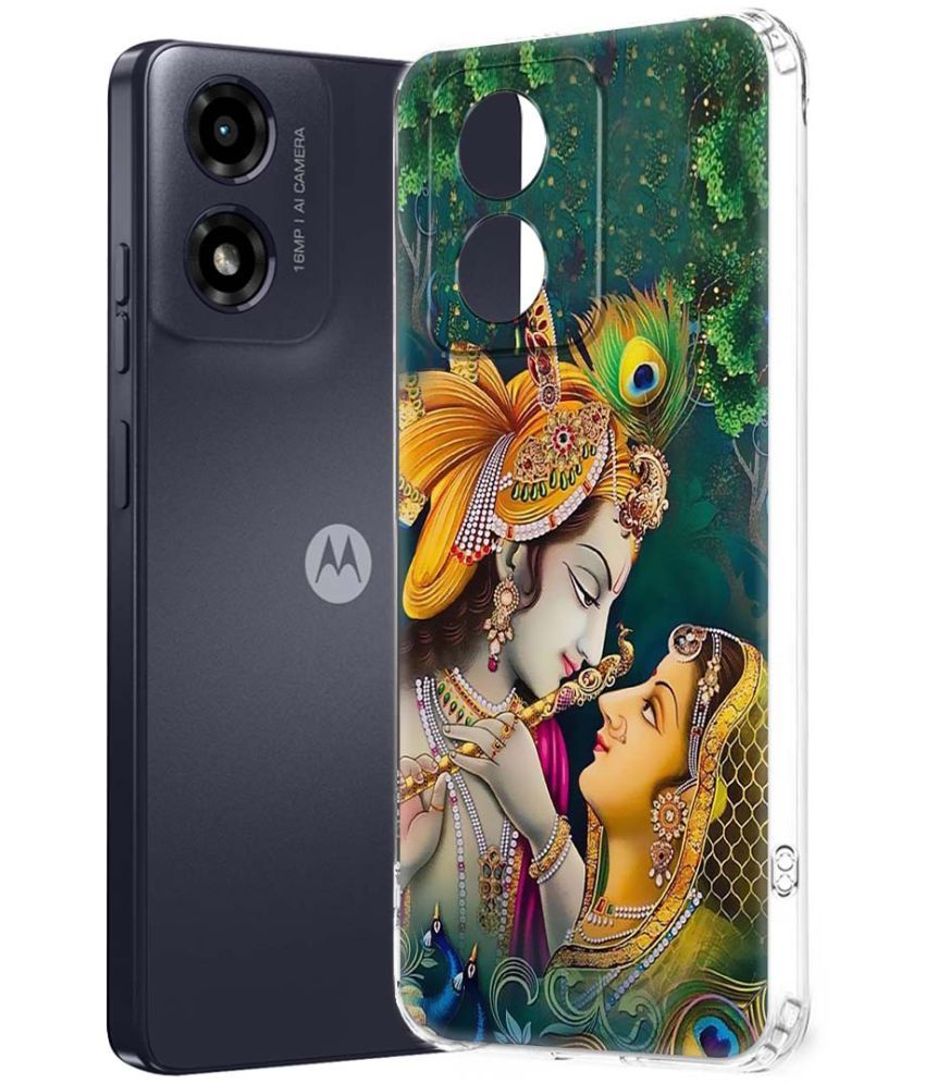     			Fashionury Multicolor Printed Back Cover Silicon Compatible For Motorola G04 ( Pack of 1 )