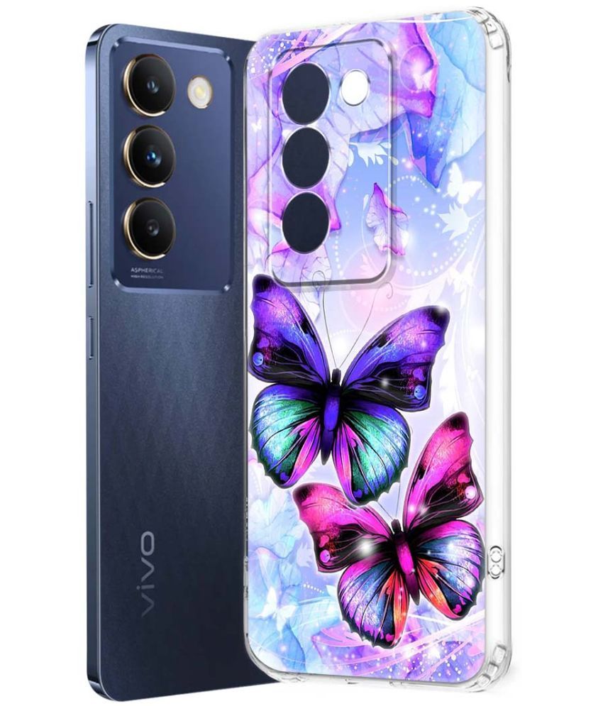     			Fashionury Multicolor Printed Back Cover Silicon Compatible For Vivo T3 5G ( Pack of 1 )