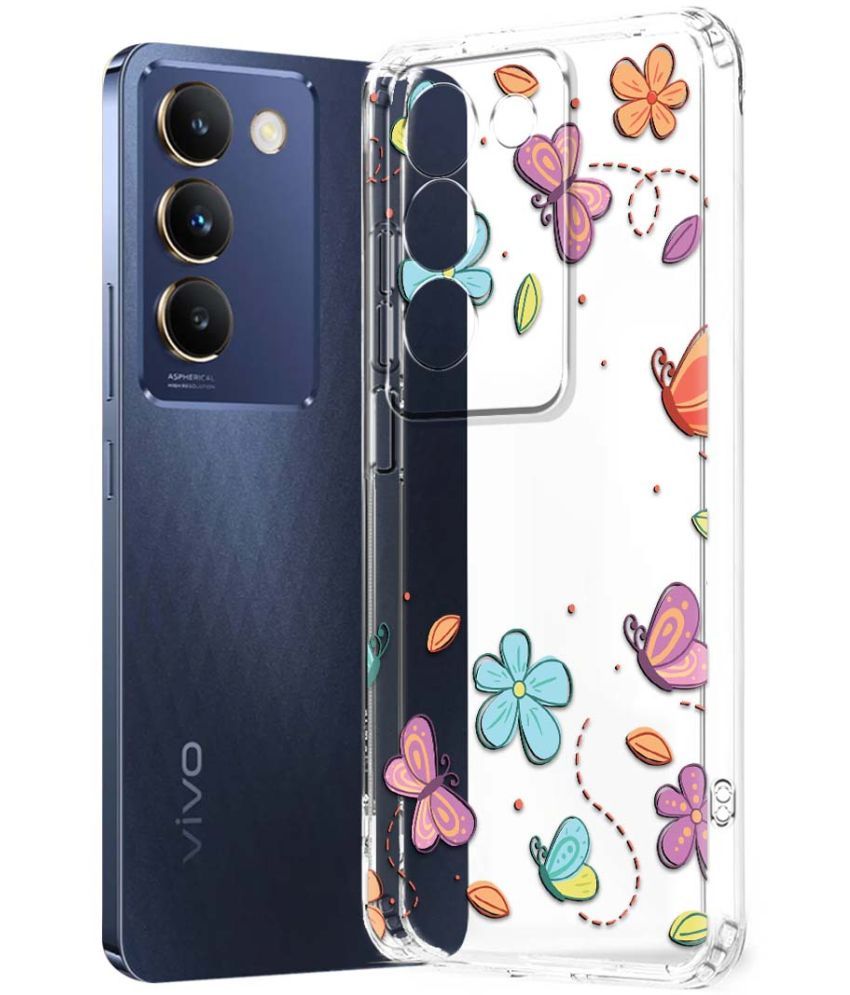     			Fashionury Multicolor Printed Back Cover Silicon Compatible For Vivo Y200e 5G ( Pack of 1 )