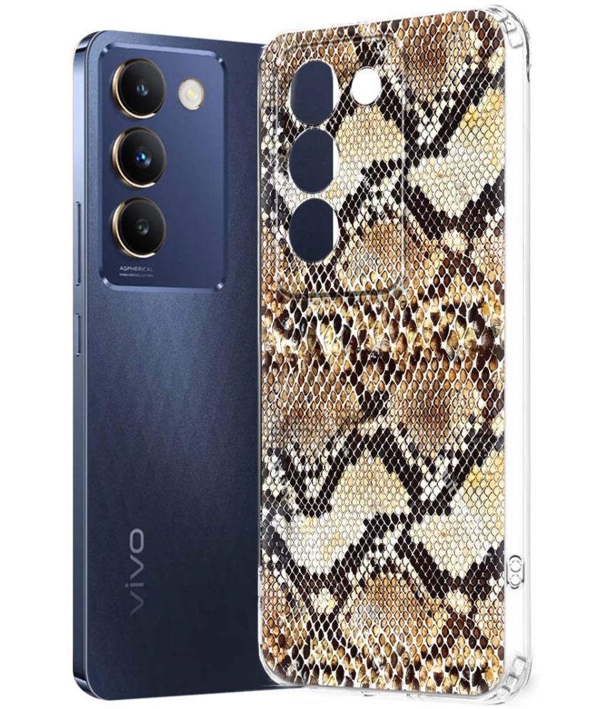     			Fashionury Multicolor Printed Back Cover Silicon Compatible For Vivo Y200e 5G ( Pack of 1 )