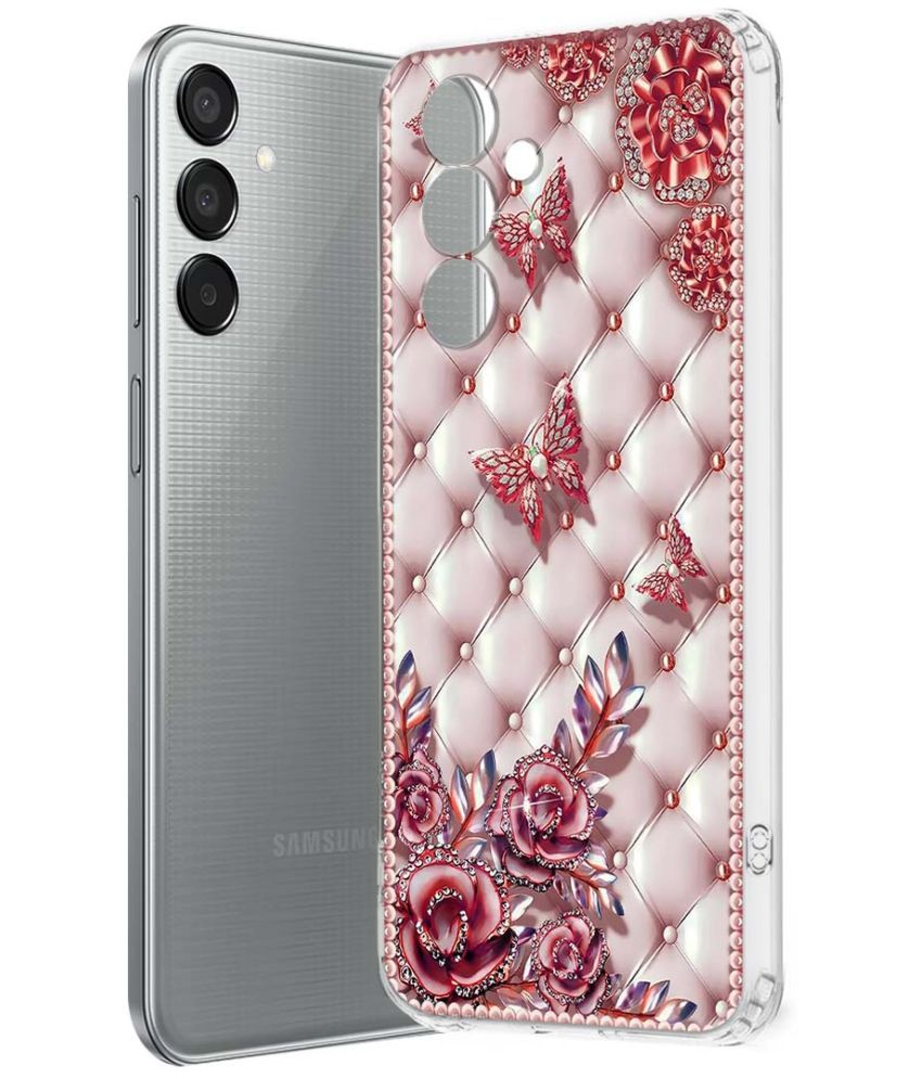     			Fashionury Multicolor Printed Back Cover Silicon Compatible For Samsung Galaxy M15 5G ( Pack of 1 )