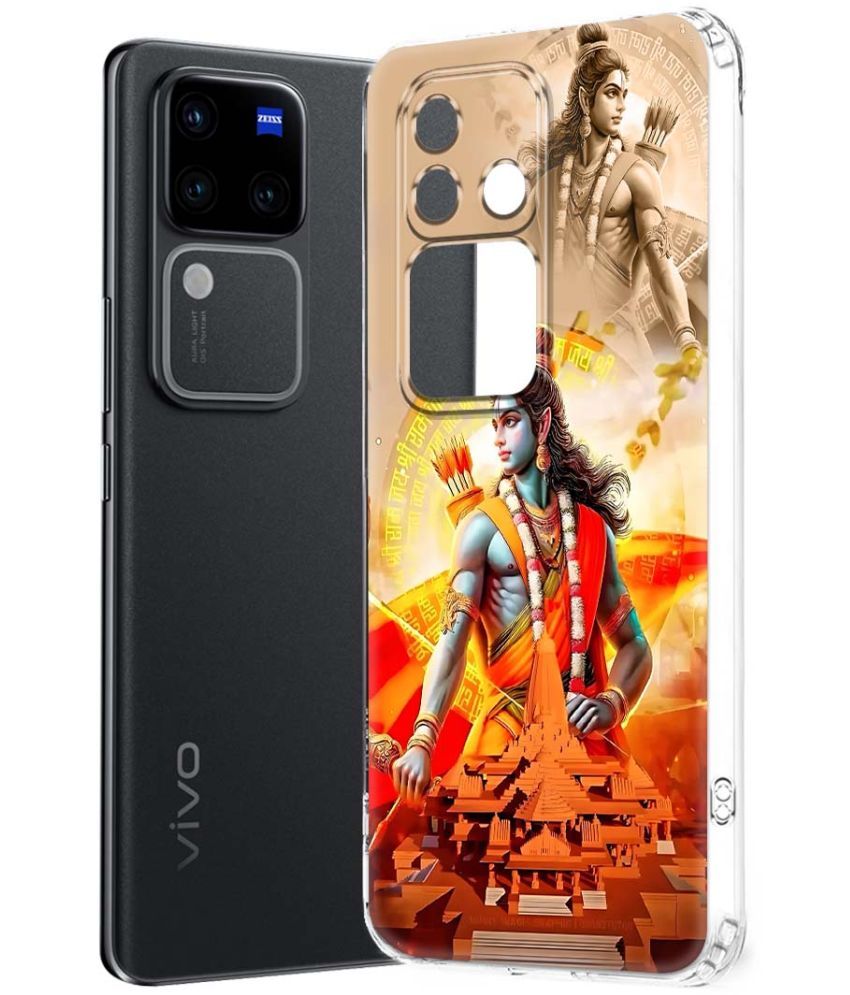     			Fashionury Multicolor Printed Back Cover Silicon Compatible For Vivo V30 Pro 5G ( Pack of 1 )