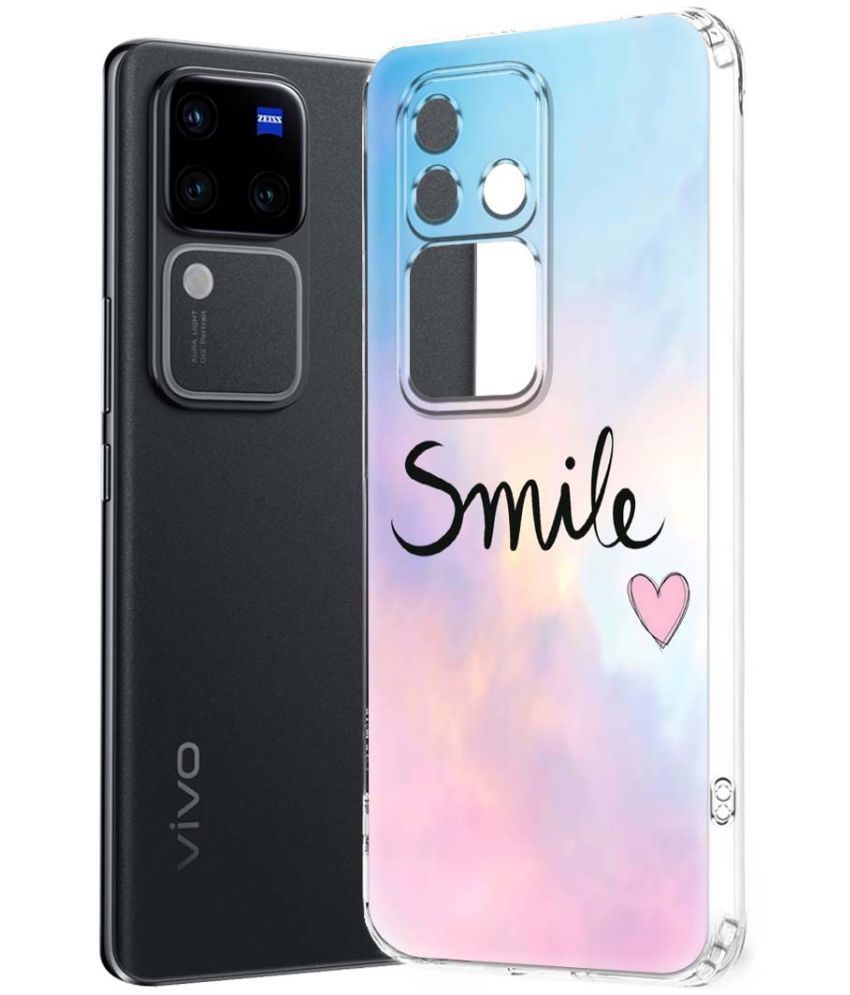     			Fashionury Multicolor Printed Back Cover Silicon Compatible For Vivo V30 Pro 5G ( Pack of 1 )