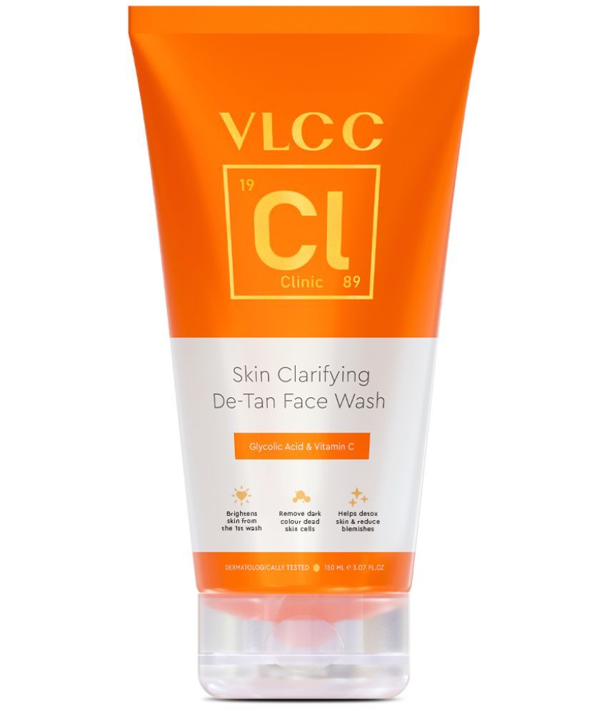     			VLCC Clinic Skin Clarifying De-Tan Face Wash - 150 ml - Exfoliates & Fights Hyperpigmentation