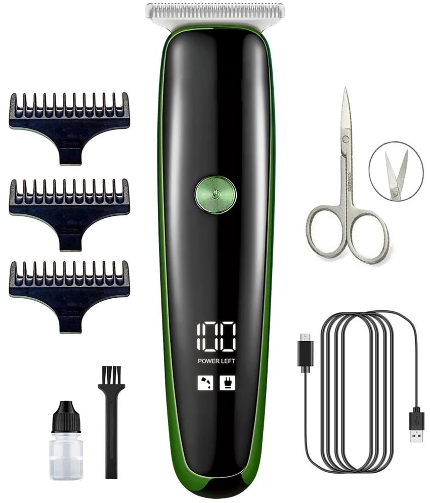     			geemy LED DISPLAY SALON Multicolor Cordless Beard Trimmer With 60 minutes Runtime