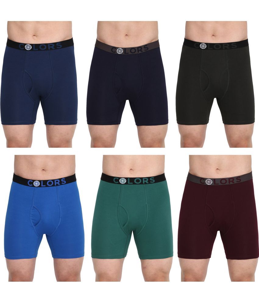     			COLORS by Rupa Frontline Multicolor Cotton Men's Trunks ( Pack of 6 )