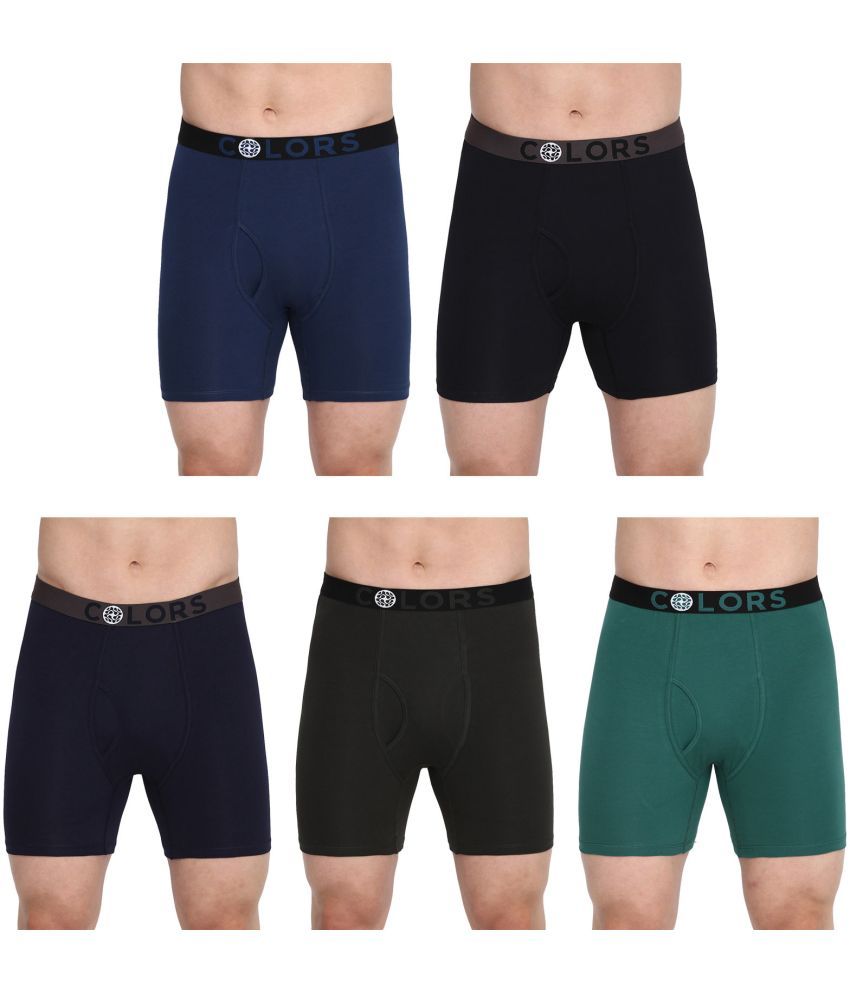     			COLORS by Rupa Frontline Multicolor Cotton Men's Trunks ( Pack of 5 )