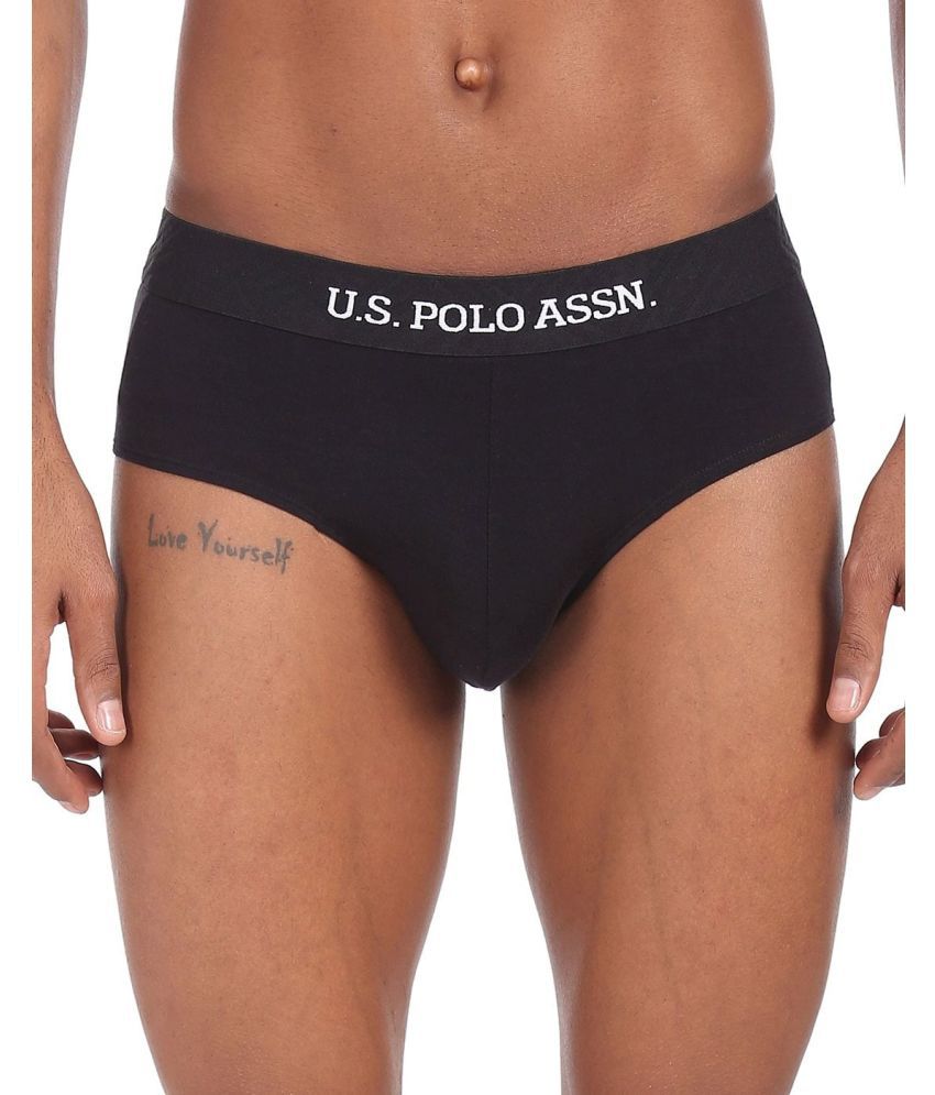    			U.S. Polo Assn. Black Modal Men's Briefs ( Pack of 1 )