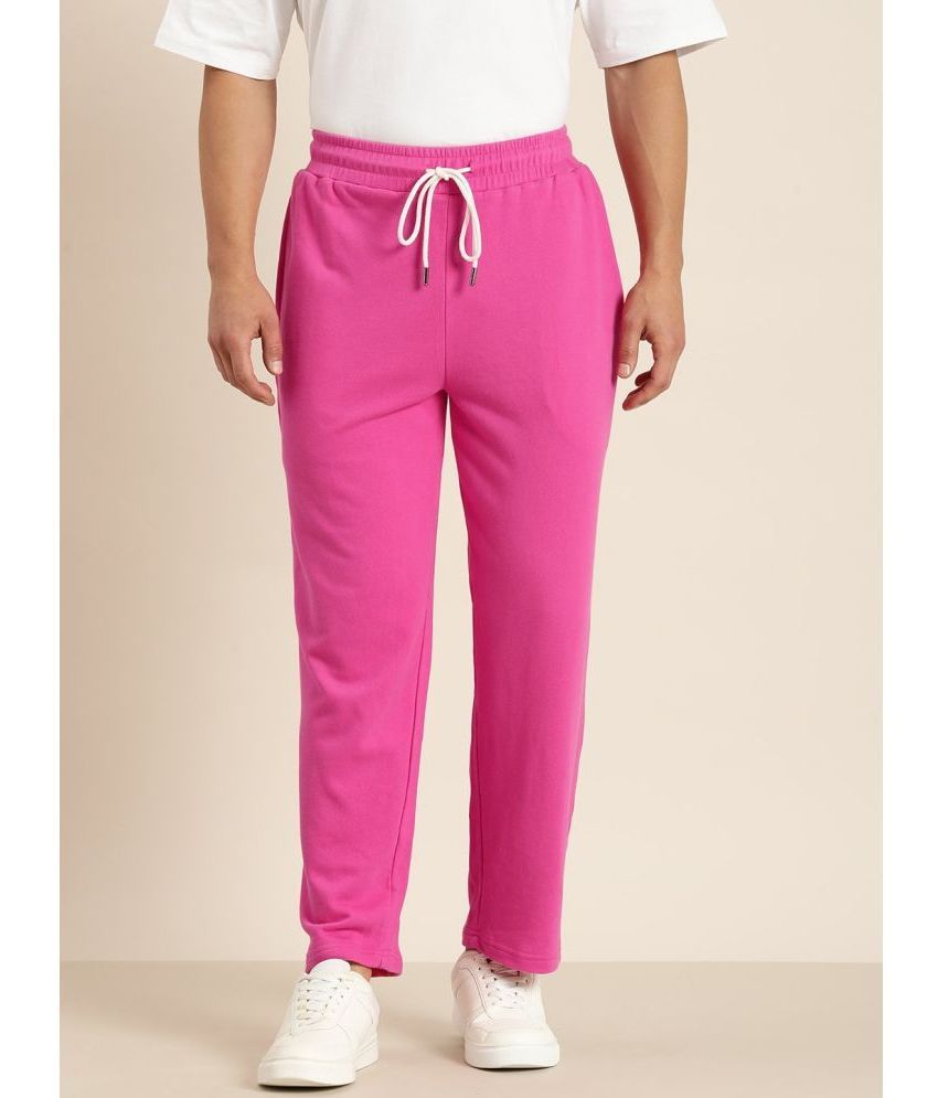     			Dillinger Pink Fleece Men's Trackpants ( Pack of 1 )