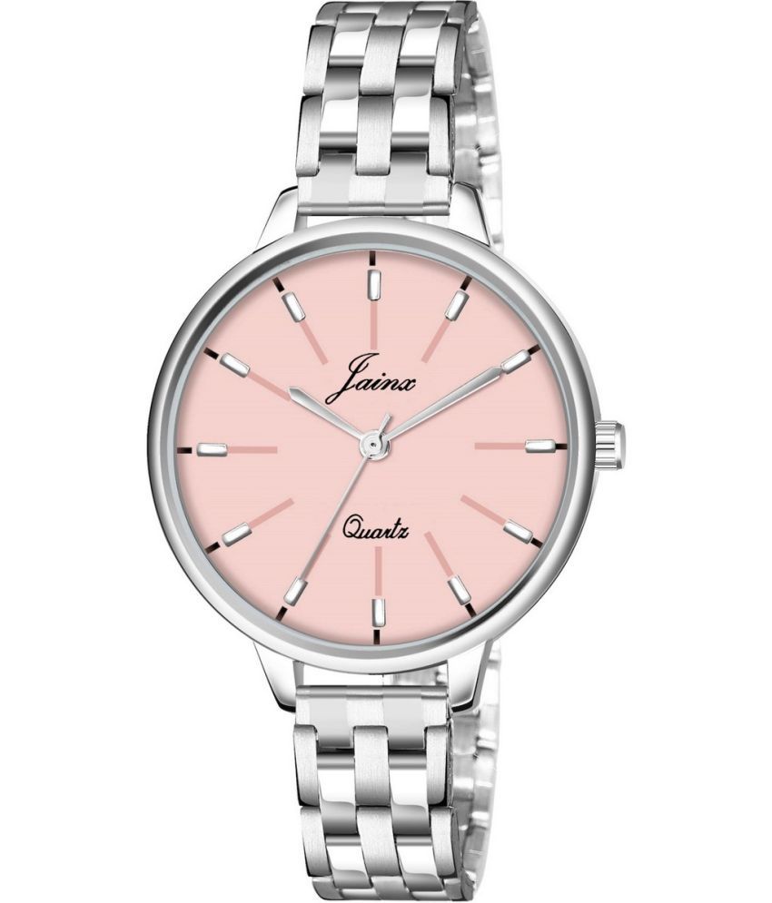     			Jainx Silver Stainless Steel Analog Womens Watch