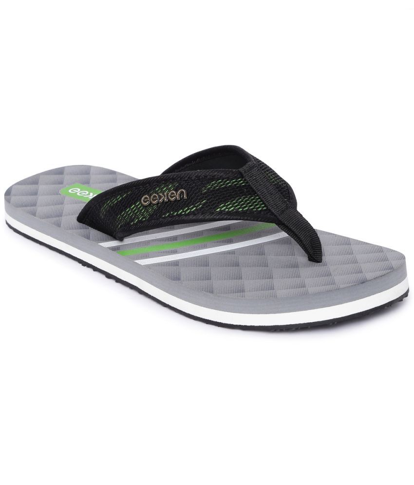     			Paragon Grey Men's Thong Flip Flop