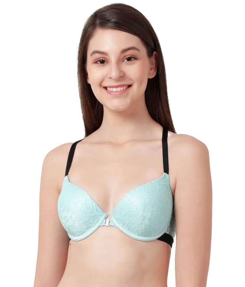     			Susie Lace Women's Push Up Bra ( Green ) S005-ParadiseGreen