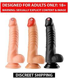 NAUGHTY TOY PRESENT 7.5 INCH PREMIUM QUALITY REALISTIC STRONG SUCTION DILDO SEX TOYS FOR WOMEN BY KAMAHOUSE (LOW PRICE)