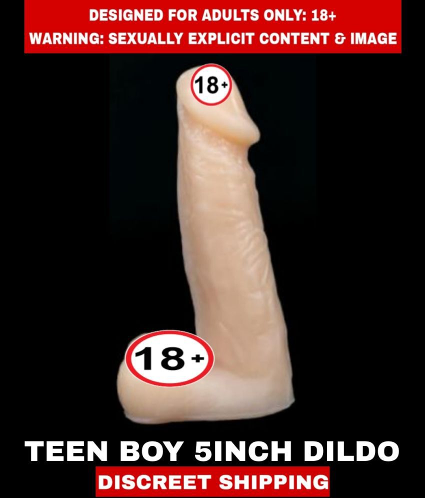     			Adult Women's Sex Toys Soft Silicon TEEN boy Premium Quality 5inch Dildos For Women