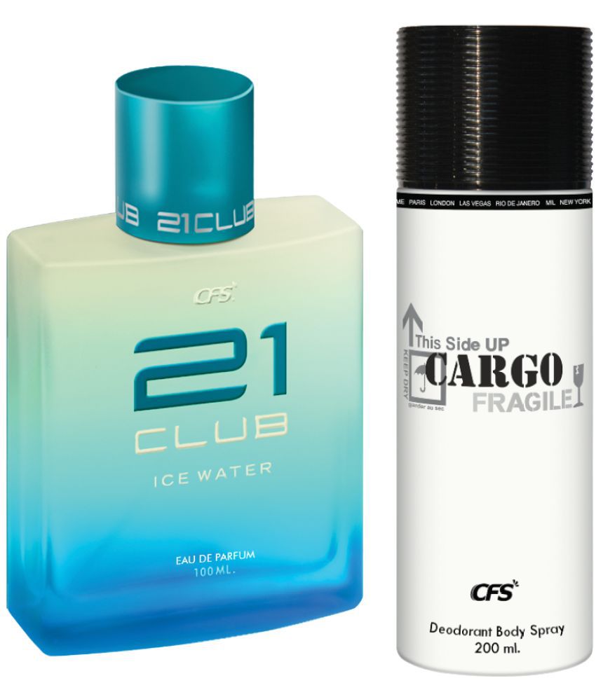     			CFS 21 Ice Water EDP Long Lasting Perfume & Cargo White Deodorant Body Spray