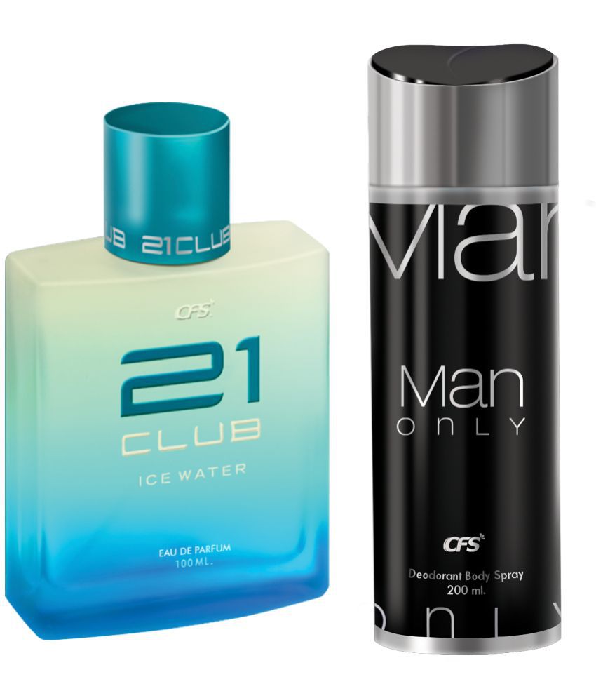     			CFS 21 Ice Water EDP Long Lasting Perfume & Man Only Black Deodorant Body Spray