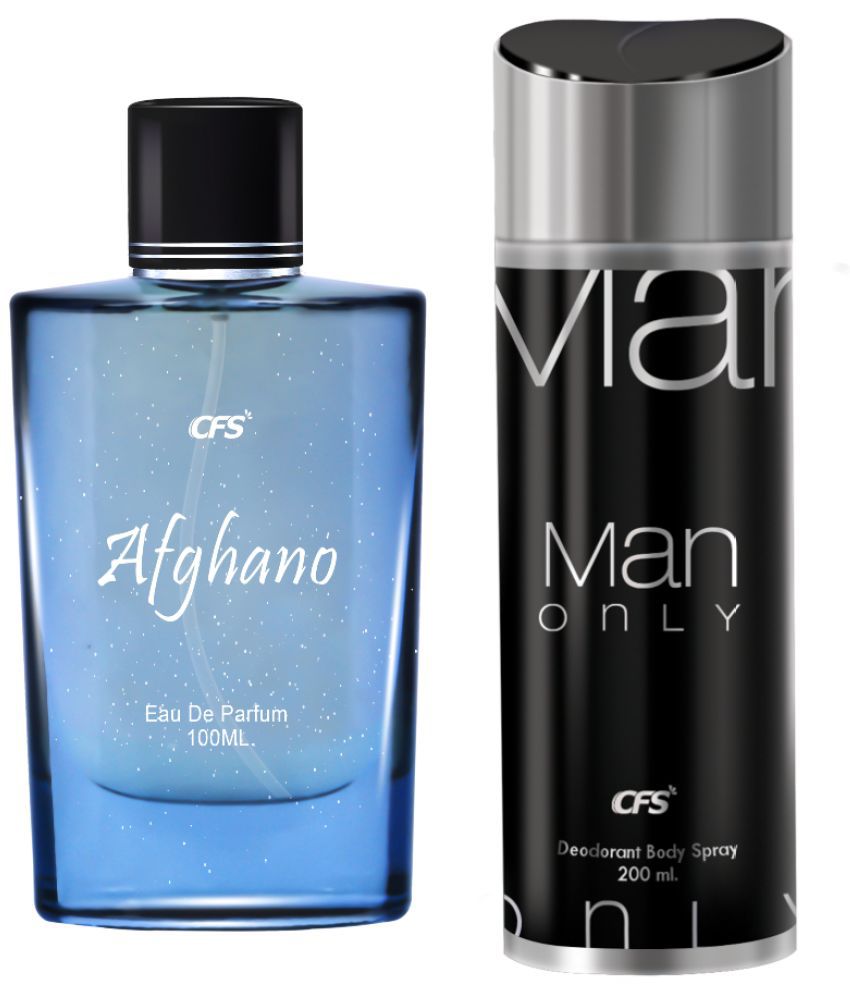     			CFS Afghano EDP Long Lasting Perfume & Man Only Black Deodorant Body Spray
