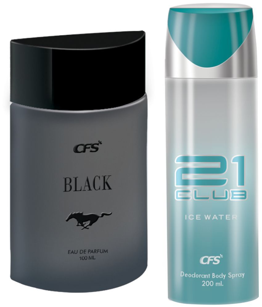     			CFS Black EDP Long Lasting Perfume & Ice Water Deodorant Body Spray