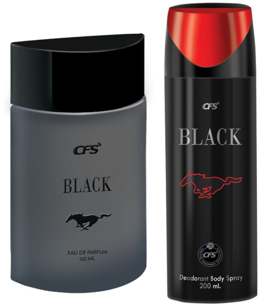     			CFS Black EDP Long Lasting Perfume & Black Deodorant Body Spray