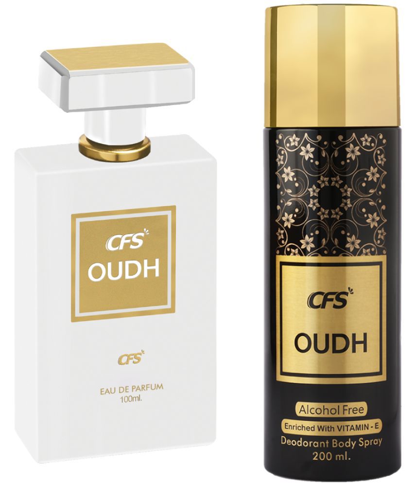     			CFS Oudh White EDP Long Lasting Perfume & Oudh Black Deodorant Body Spray