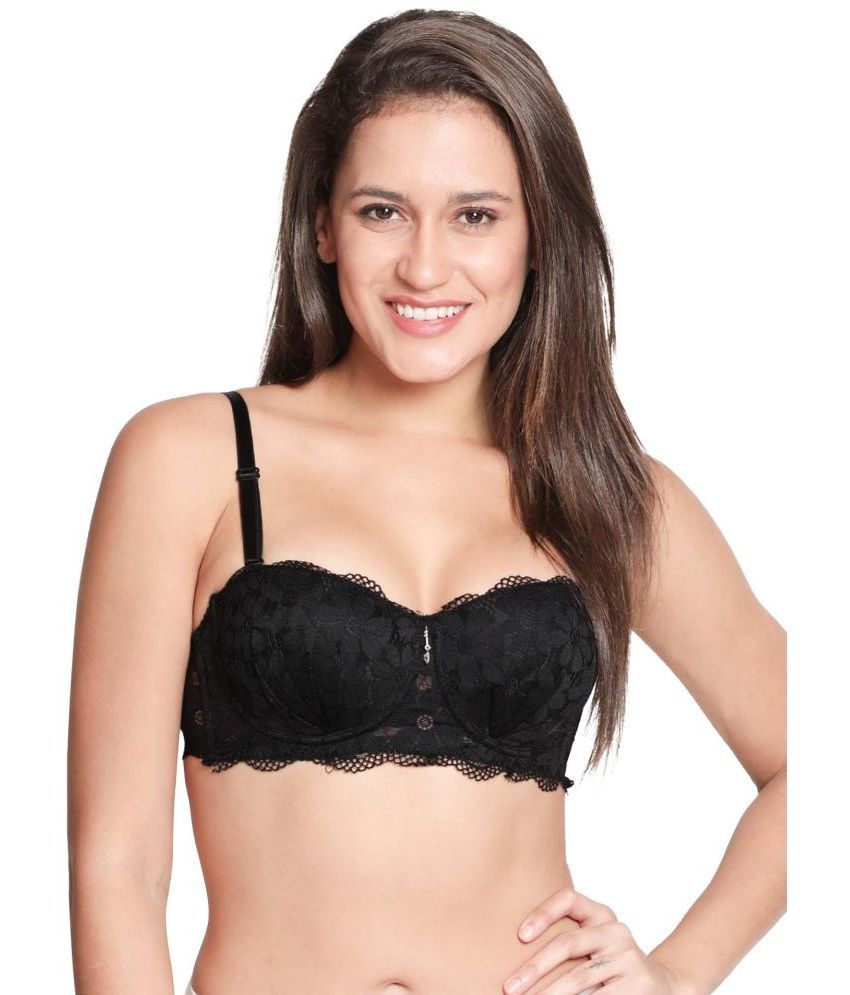     			Susie Lace Women's Balconette Bra ( Black ) S046-BlackBeauty