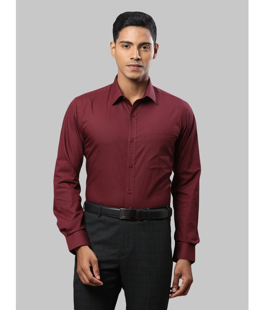     			Raymond Cotton Slim Fit Full Sleeves Men's Formal Shirt - Red ( Pack of 1 )