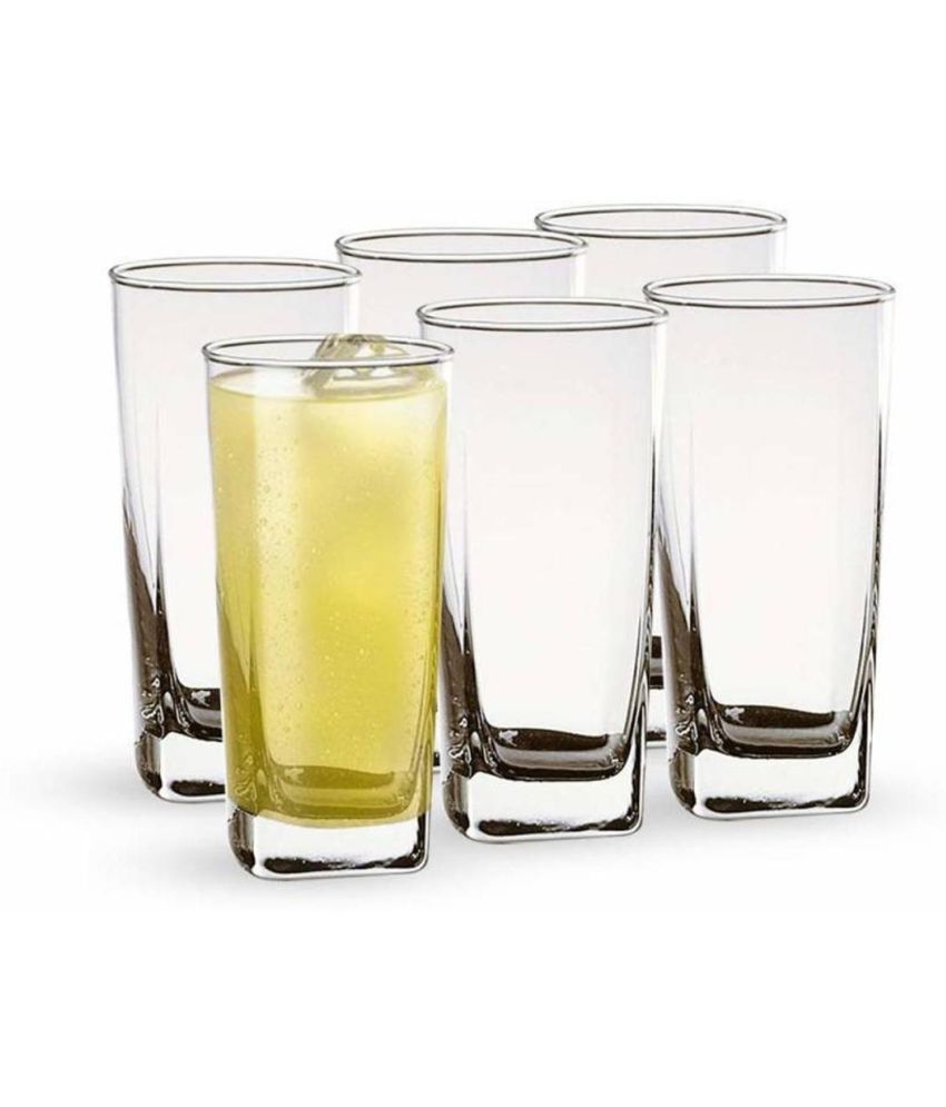     			AFAST Designer Glass Glass Glasses 350 ml ( Pack of 6 )