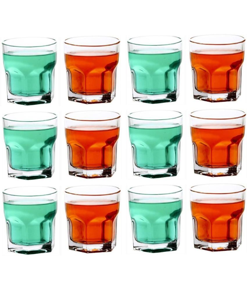     			AFAST Designer Glass Glass Glasses 250 ml ( Pack of 12 )