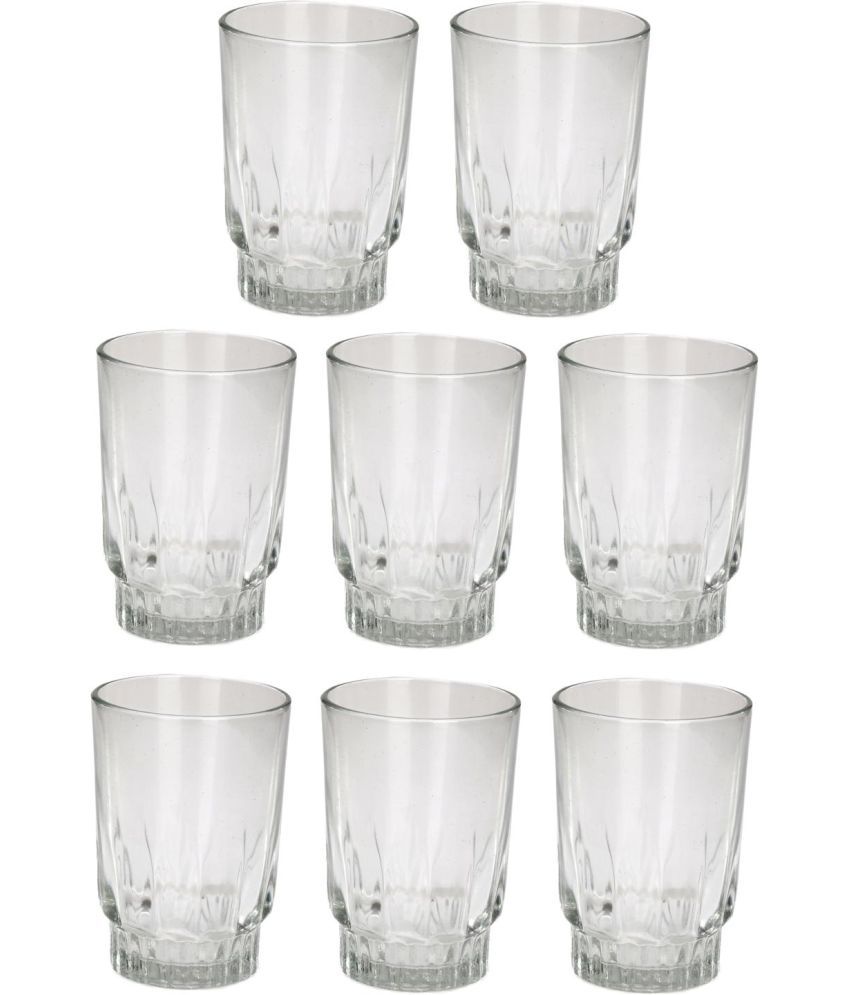     			AFAST Designer Glass Glass Glasses 200 ml ( Pack of 8 )