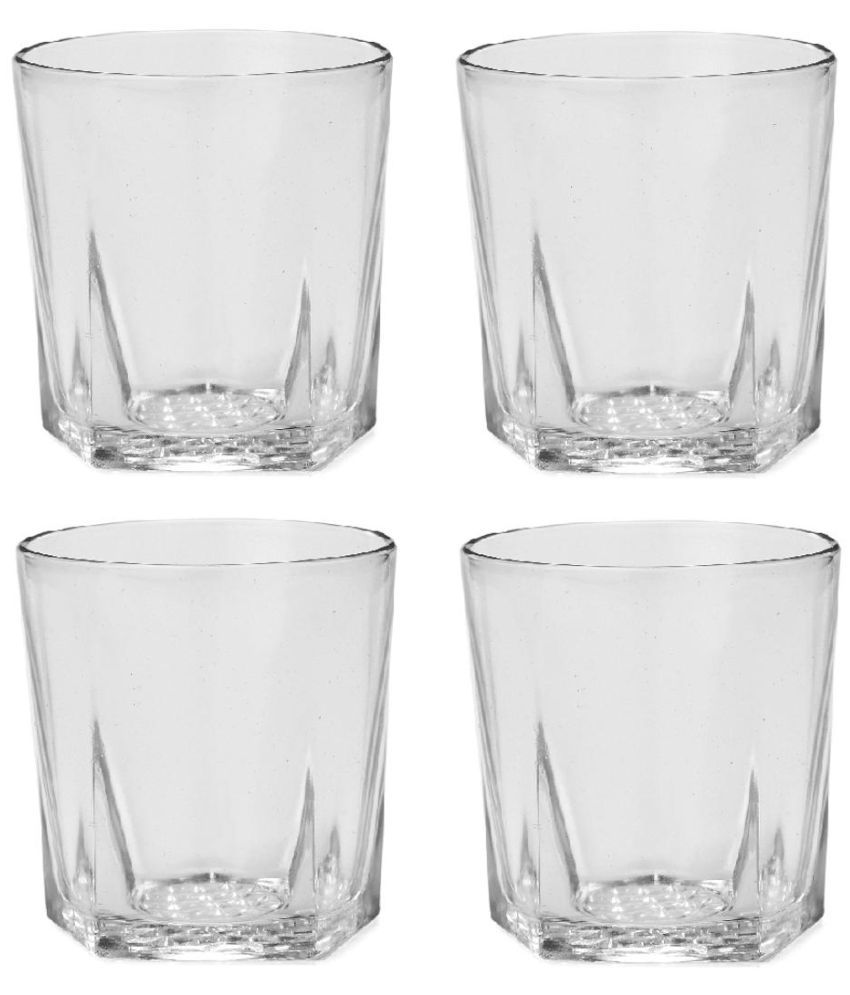     			AFAST Designer Glass Glass Glasses 300 ml ( Pack of 4 )