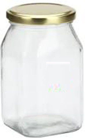     			AFAST Glass Container Glass Transparent Milk Container ( Set of 1 )