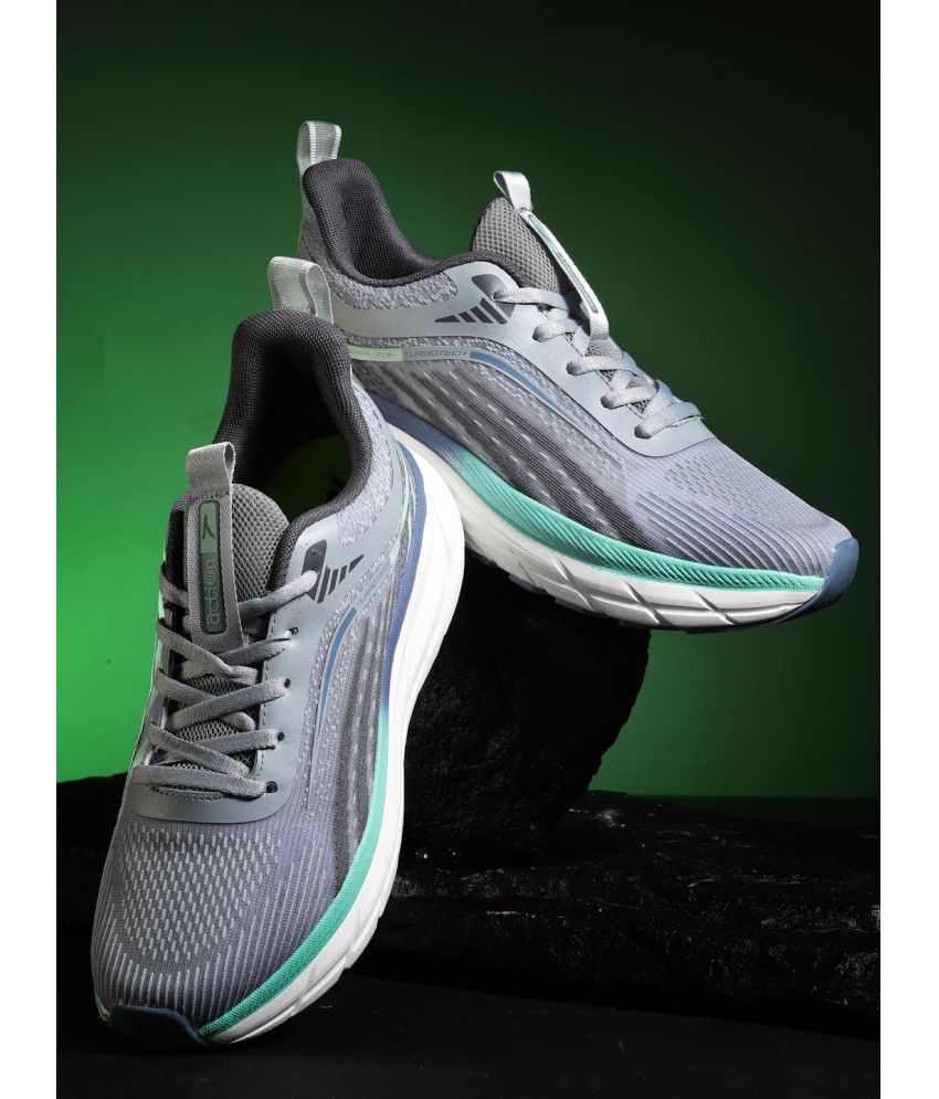     			Action Sports Shoes For Men Gray Men's Sports Running Shoes