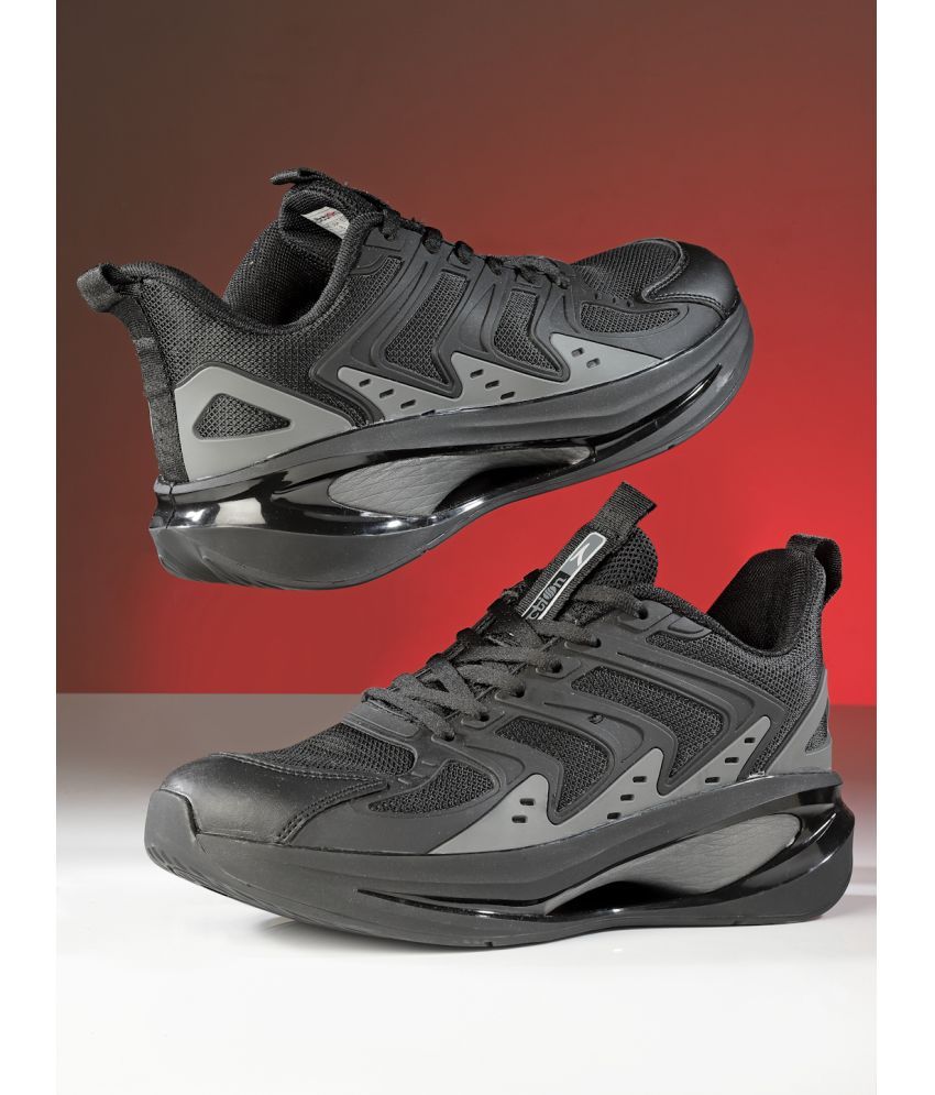     			Action Sports Shoes For Men Black Men's Sports Running Shoes