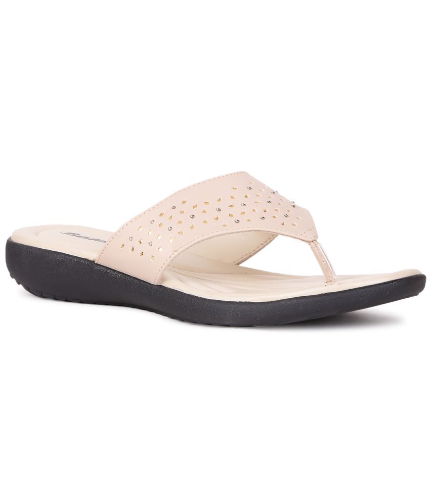     			Bata Beige Women's Flats