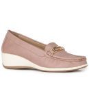 Bata Pink Women's Loafers