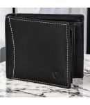 Lorenz Black 100% Leather Men's RFID Wallet ( Pack of 1 )