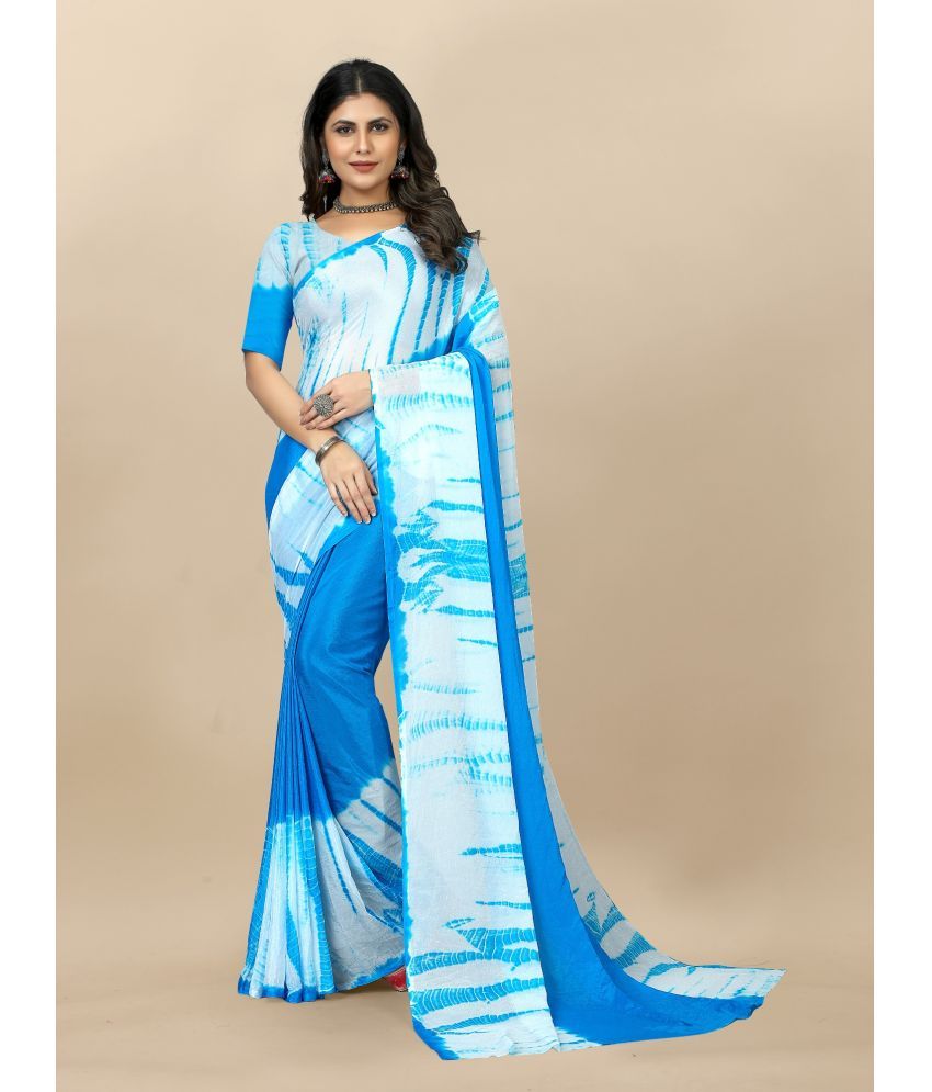     			JULEE Banarasi Silk Embellished Saree With Blouse Piece - Turquoise ( Pack of 1 )