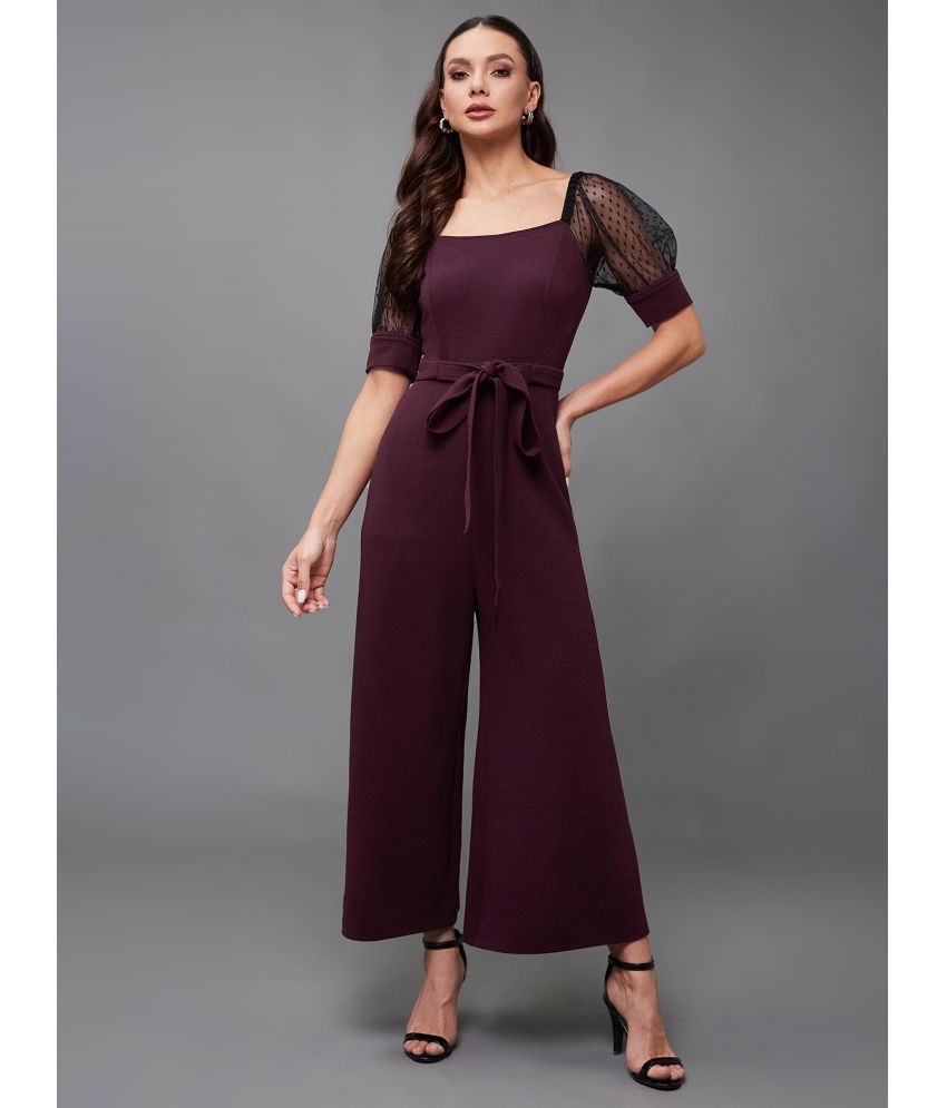     			Miss Chase Purple Polyester Regular Fit Women's Jumpsuit ( Pack of 1 )