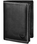 Lorenz Black 100% Leather Men's RFID Wallet ( Pack of 1 )