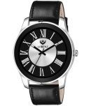 Lorenz Black Leather Analog Men's Watch