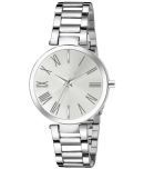 Viser Silver Metal Analog Womens Watch