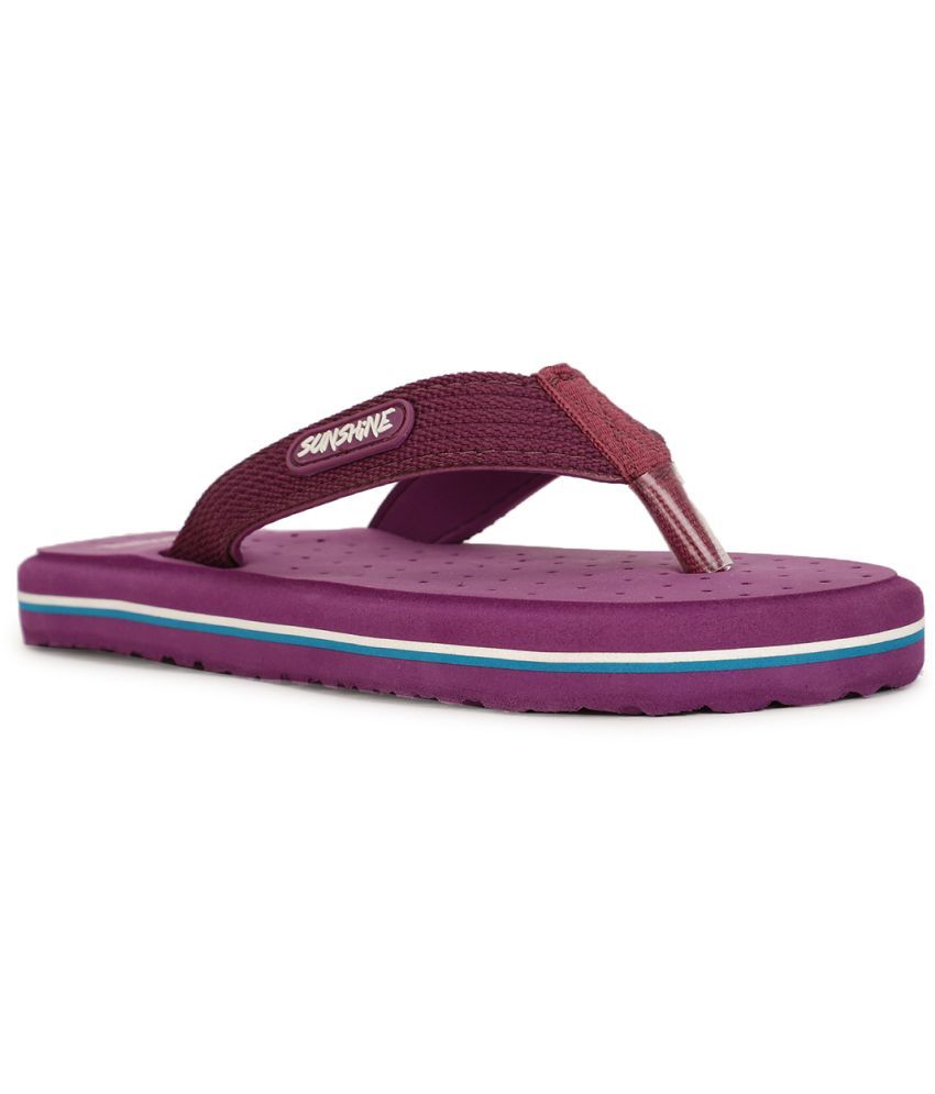     			Sunshine Purple Women's Flip Flop