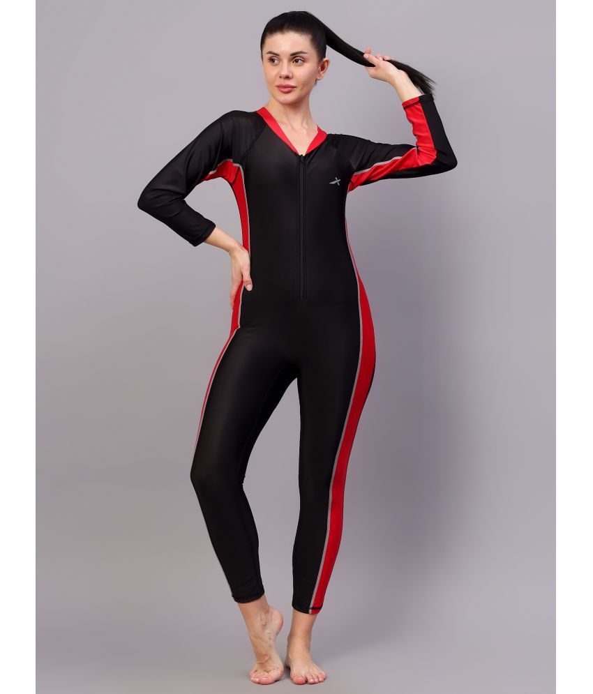     			Vector X Black Wetsuit Swimming Costume