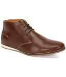 Bata Brown Men's Derby Formal Shoes