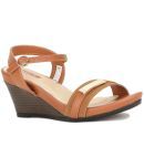 Bata Tan Women's Sandal Heels