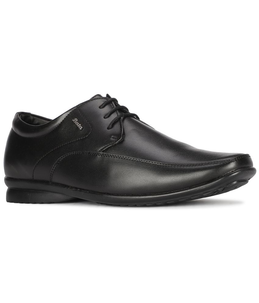     			Bata Black Men's Derby Formal Shoes